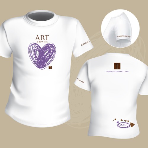 Simple t-shirt with the title 'Create a winning t-shirt design'