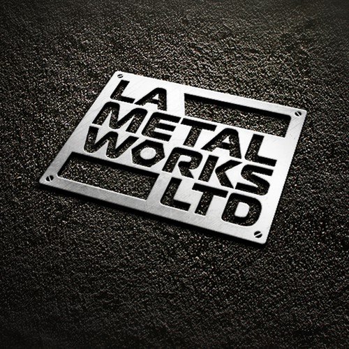 Work logo with the title 'Logo concept for company of structural steelwork and architectural metalwork.'