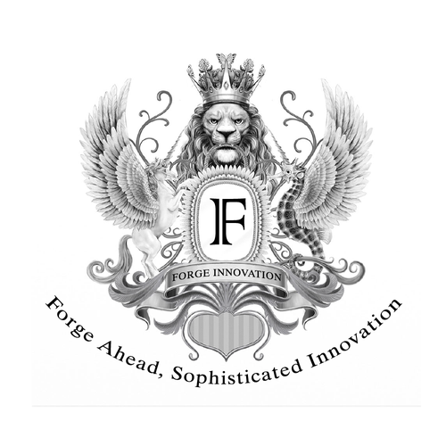 Crest brand with the title 'Sample artwork'