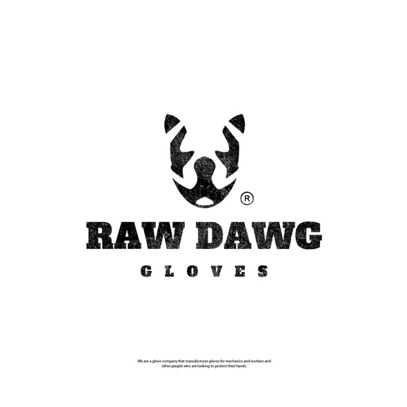 Glove logo with the title 'Raw Dog'