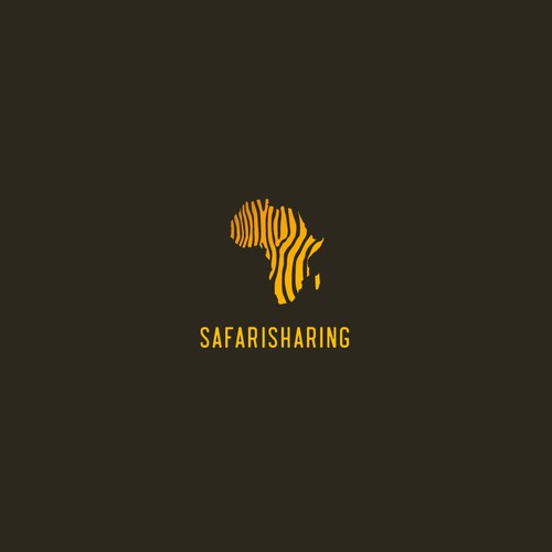 African design with the title 'Safari Sharing'
