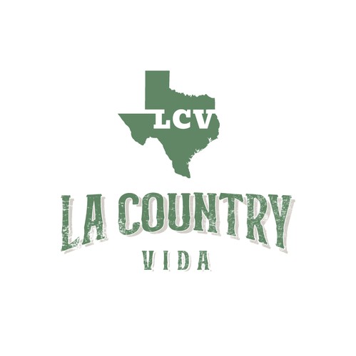 Lawn care logo with the title 'La Country Vida'