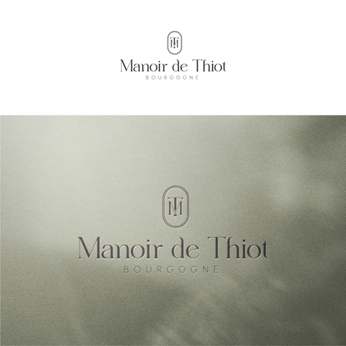 Airbnb design with the title 'French Cottage Logo design Concept'