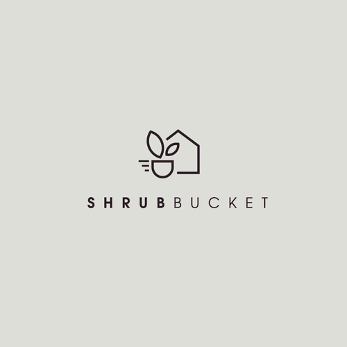 Delivery logo with the title 'Logo for Shrub Bucket'