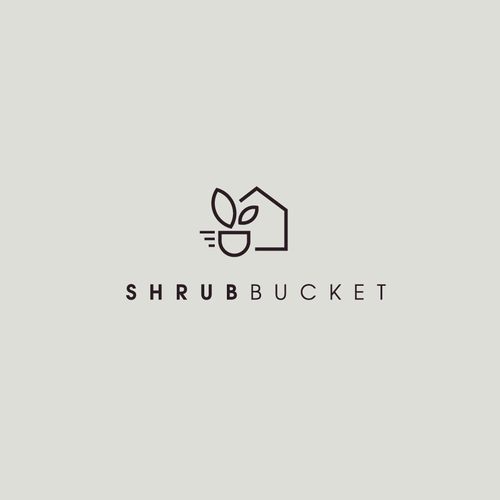 Supermarket logo with the title 'Logo for Shrub Bucket'