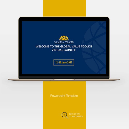 Research design with the title 'Powerpoint template for one of the largest EU-funded research projects'