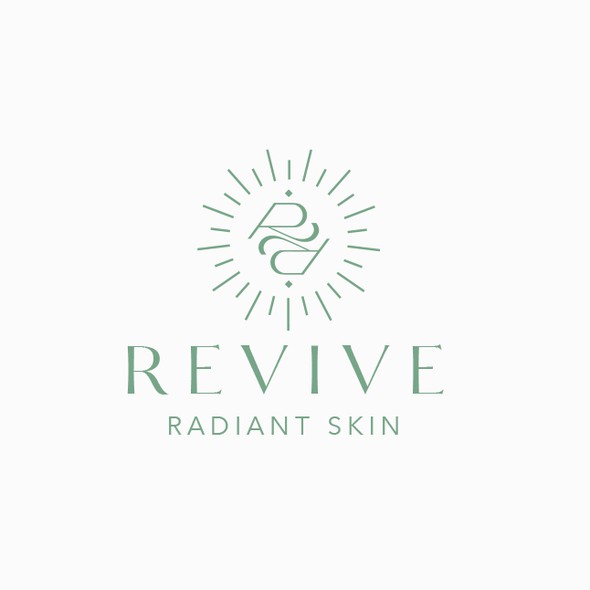 Elegant logo with the title 'Revive Radiant Skin'