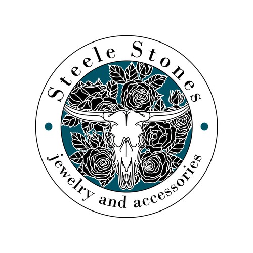 Pin logo with the title 'Vintage boho surf logo'