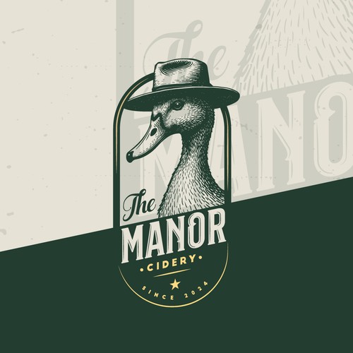 Cider logo with the title 'Old money duck '