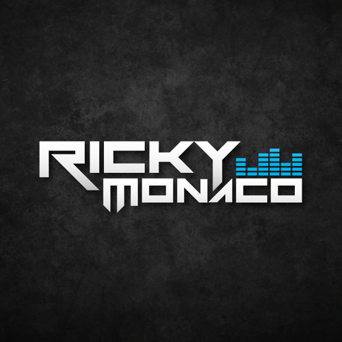 Disco logo with the title 'New logo wanted for Ricky Monaco'