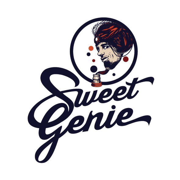 Oriental logo with the title 'logo for Sweet Genie'