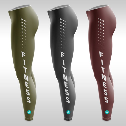 Crossfit design with the title 'Fitness leggings'