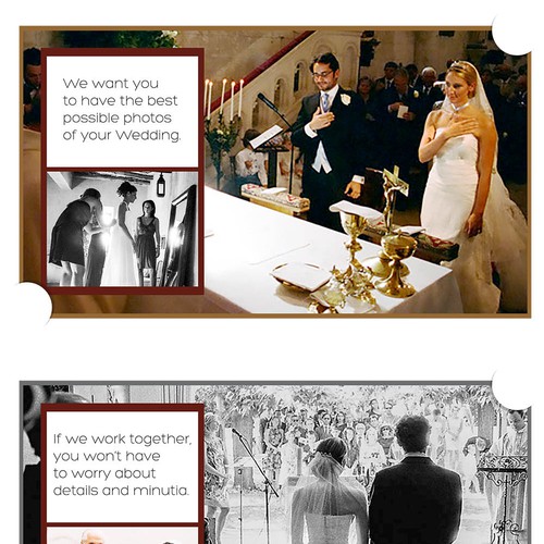 Wedding photography design with the title 'wedding photography teaser'