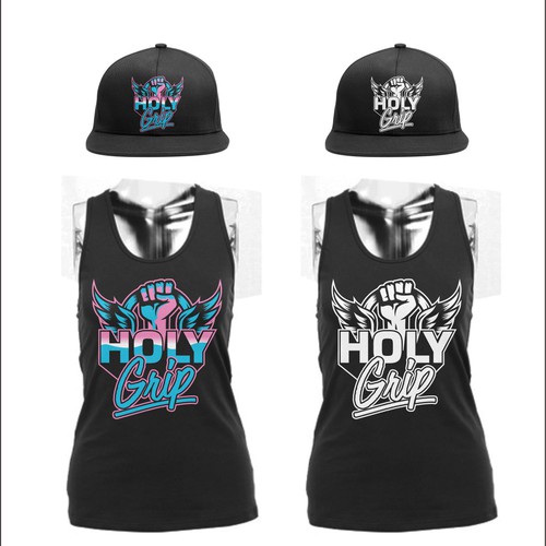 Snapback design with the title 'Snapback and Tank Top Design '