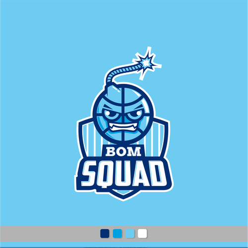 Team logo with the title 'Logo for BOM SQUAD'