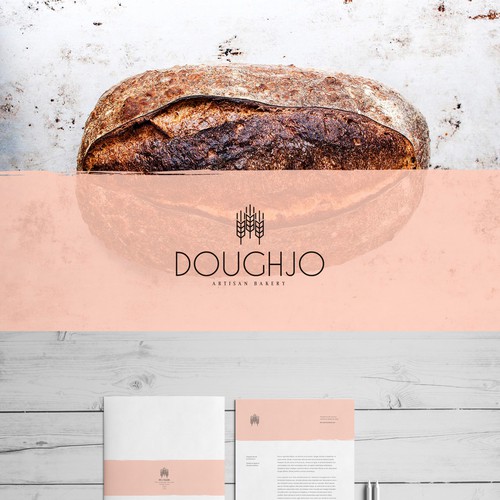 Bakery brand with the title 'Branding for an artisan bakery specialising in sourdough breads'