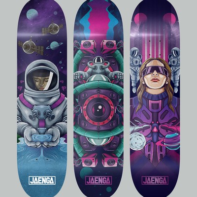 JAENGA skateboard design