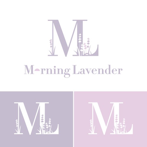 Lavender logo with the title 'Logo for Women's Boutique and Cafe'