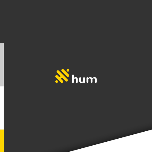 Management brand with the title 'Hum Logo Design'