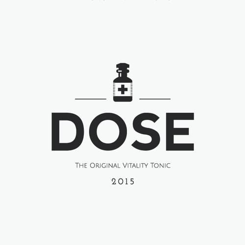 Black and white logo with the title 'Capture both boutique luxury and ancient traditions in a logo for new herbal medicine brand.'