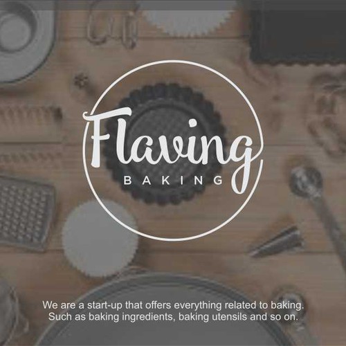 Nice design with the title 'Logo concept for food start up'