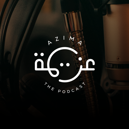 Arabic design with the title 'Azima'