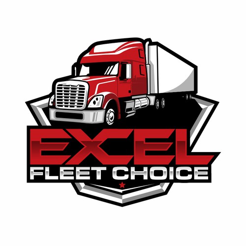 Automotive logo with the title 'Excel Fleet Choice Logo '