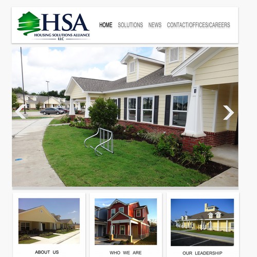 Easy-to-use website with the title 'Webpage design example '