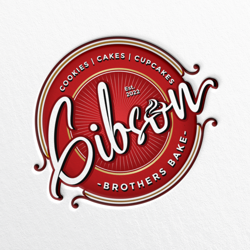 Cake brand with the title 'Logo concept for cake'