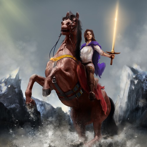 Book artwork with the title 'Illustration of a pivotal moment in a novel'