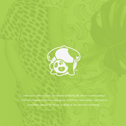 Panda logo with the title 'Purzelbaum logo concept'