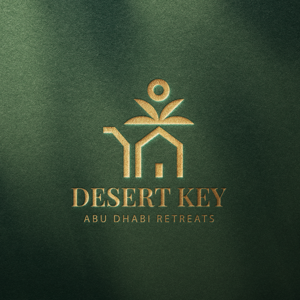 Camel design with the title 'desert key'
