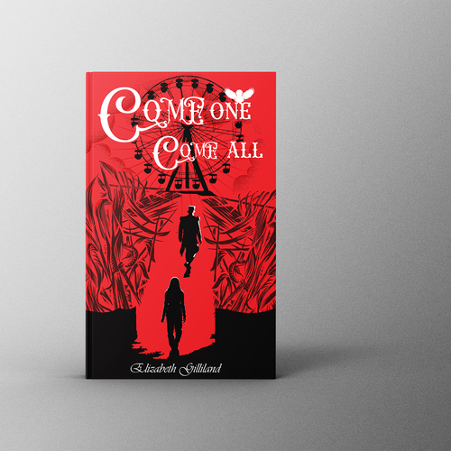 Gothic book cover with the title 'Gothic Book Cover Design'