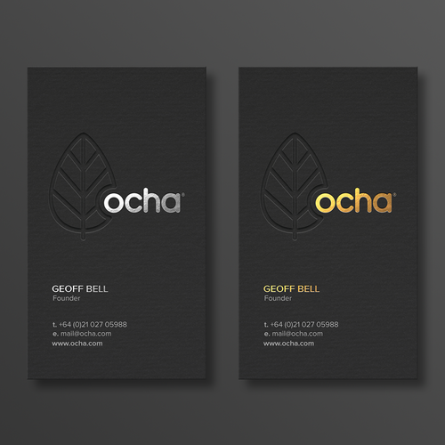 Simple design with the title 'OCHA'