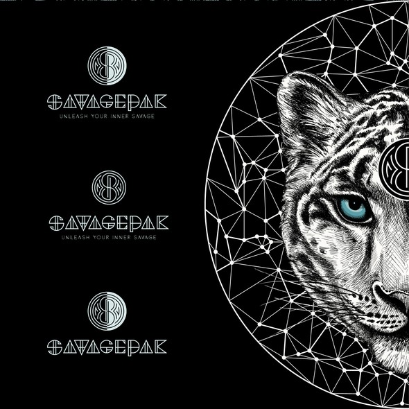 Leopard logo with the title 'Logo design for for a high end fashion house SavagePaK'