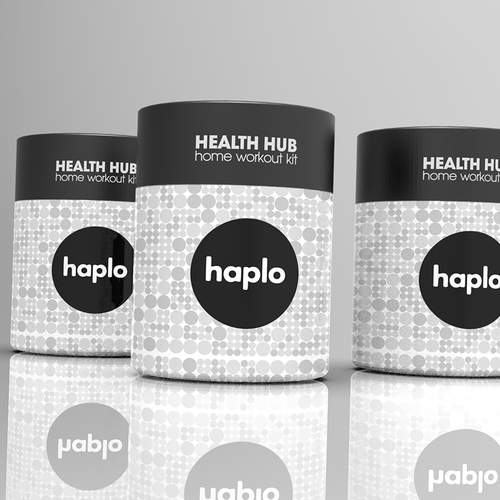 Workout design with the title 'Health Hub Home Workout'