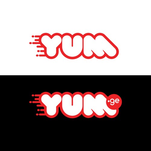 Food delivery logo with the title 'Food Delivery Service'