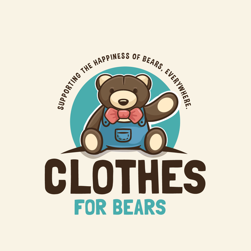 Bear brand with the title ' clothes for bears'