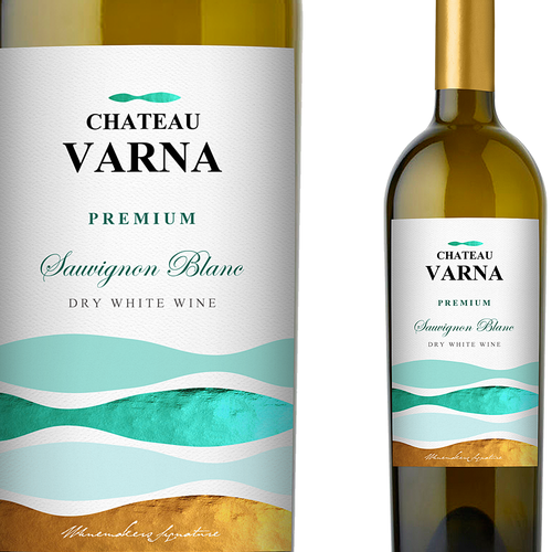 Design label with the title 'Chateau Varna '