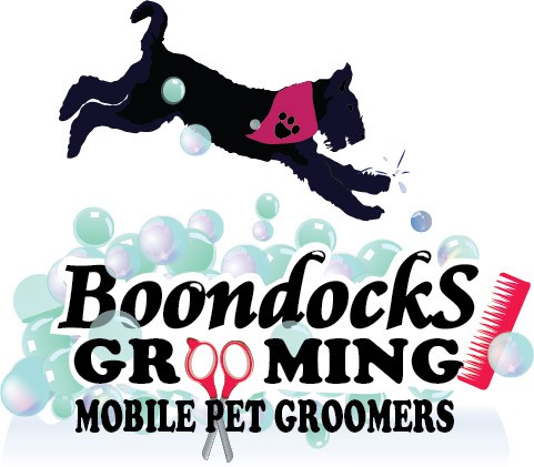 Pet grooming logo with the title 'Create the next logo for Boondocks Grooming'