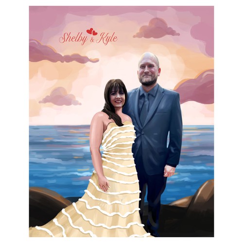 Couple artwork with the title 'Art Frame'