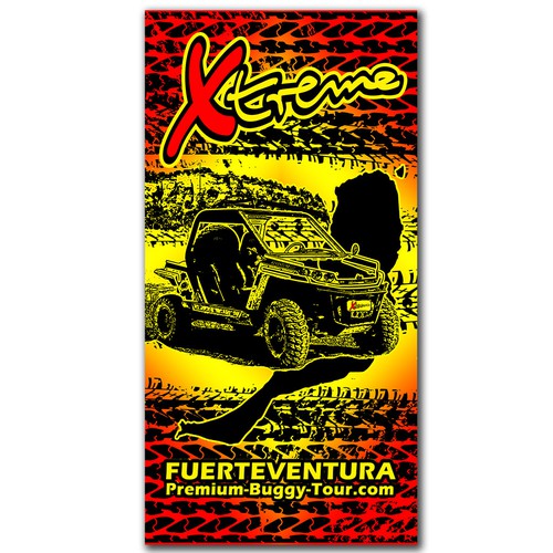 Bandana design with the title 'Xtreme Buff'