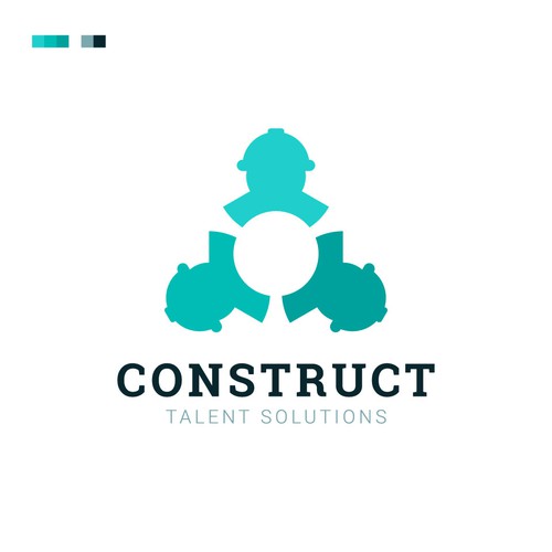 Talent logo with the title 'Logo Design for "Construction Talent Solution"'