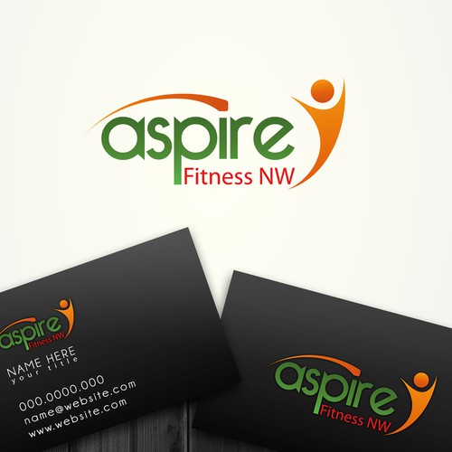 Body design with the title 'Aspire Fitness NW needs a new logo'
