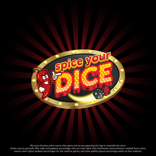 Chili pepper logo with the title 'Logo design'