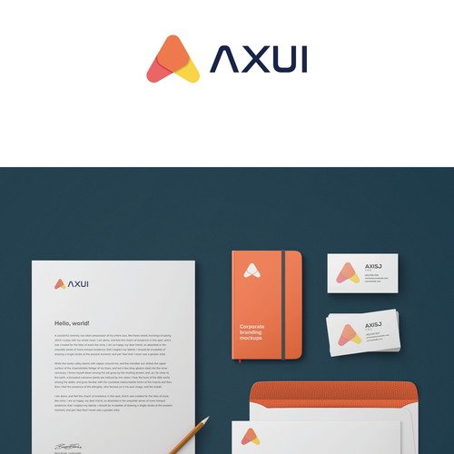Javascript logo with the title 'AXUI'