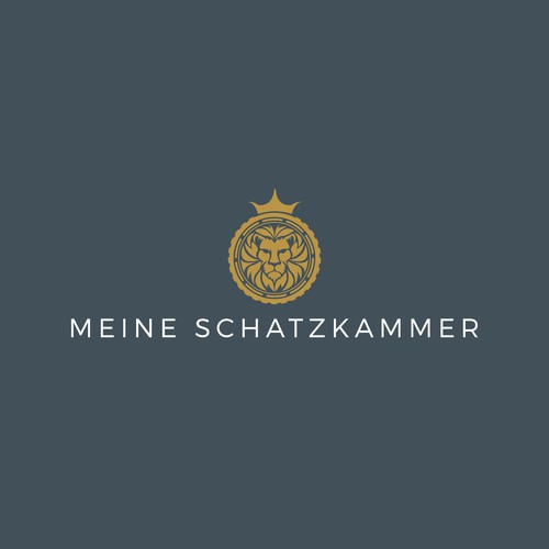 Lion brand with the title 'Meine Schatzkammer Logo'