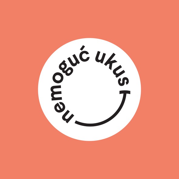 Simple design with the title 'nemoguc ukus / impossible taste'