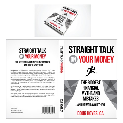 Financial book cover with the title 'Book cover'