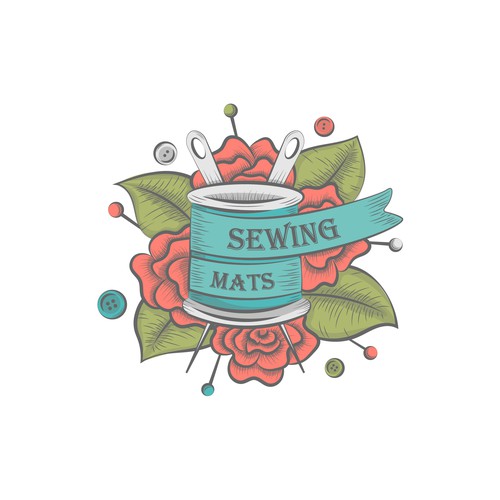 stitching logo